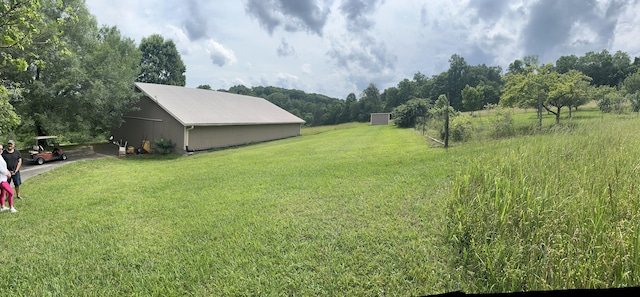 3041 Wineberry Ln, Morristown, TN 37814 - view of grassy yard with an outbuilding