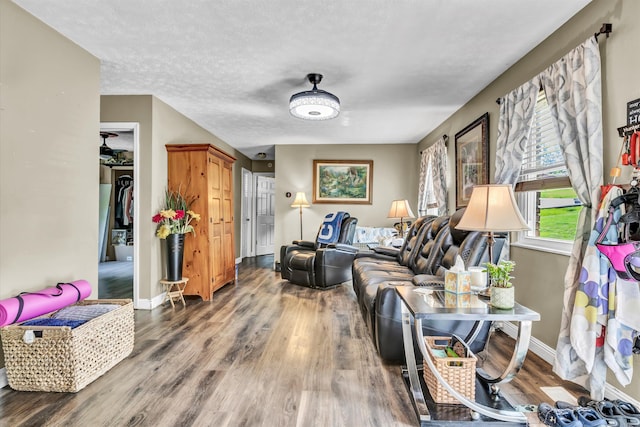 1651 Old Liberty Hill Rd, Morristown, TN 37814 - living area with wood finished floors and baseboards