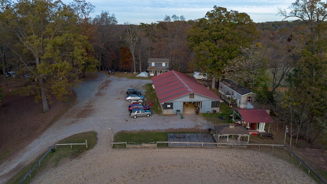 aerial view