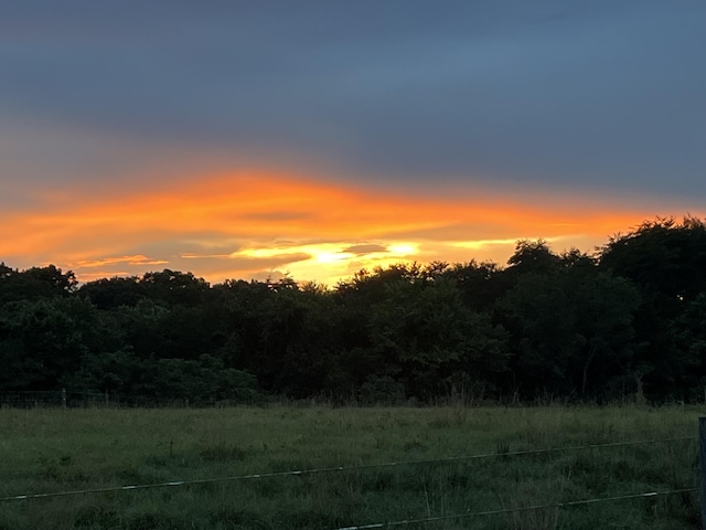 view of nature at dusk