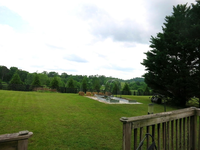 5534 Carlyle Ave, Russellville, TN 37860 - view of yard with a vegetable garden and a forest view
