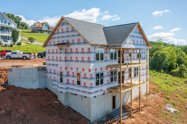 164 Logans Blf, Bean Station, TN 37708 - rear view of house with a shingled roof