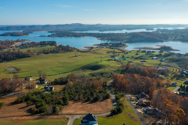164 Logans Blf, Bean Station, TN 37708 - aerial overview of property's location with a water and mountain view