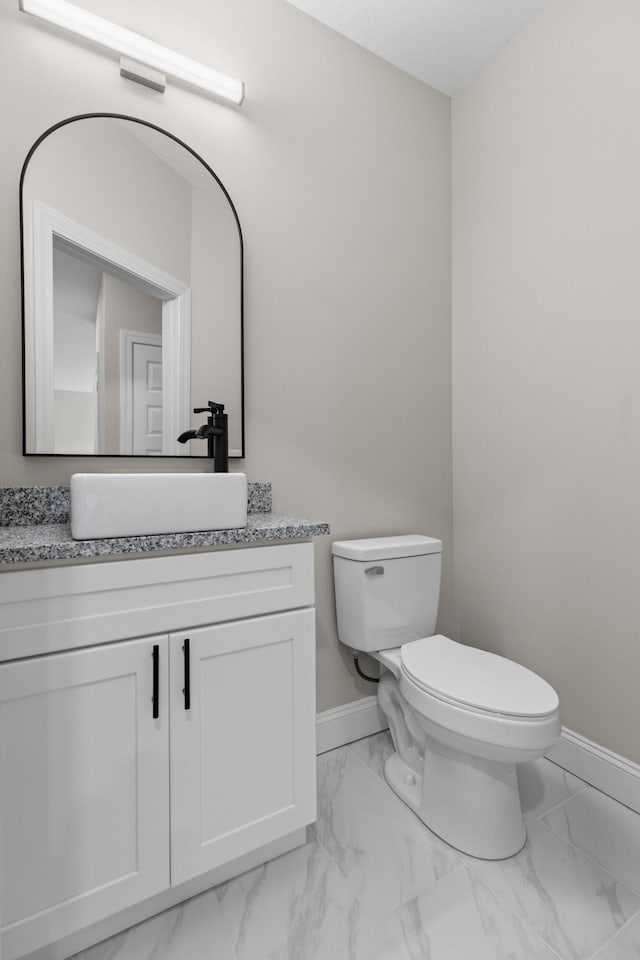 3083 Bridgewater Blvd, Morristown, TN 37814 - bathroom featuring vanity and marble look tile flooring