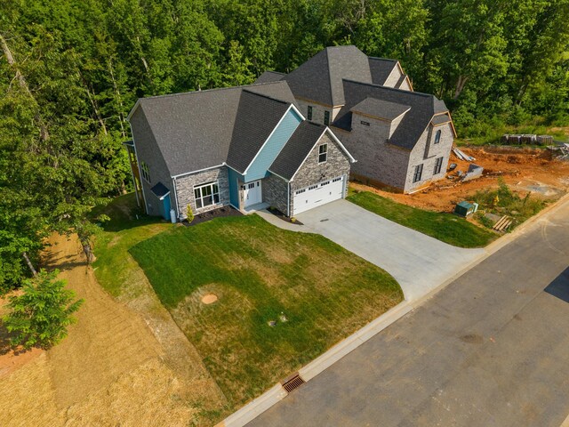 3083 Bridgewater Blvd, Morristown, TN 37814 - view from above of property with a heavily wooded area