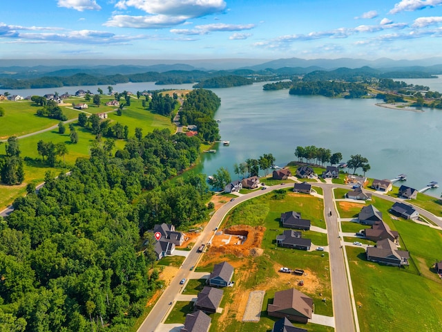 3083 Bridgewater Blvd, Morristown, TN 37814 - aerial view of a water and mountain view