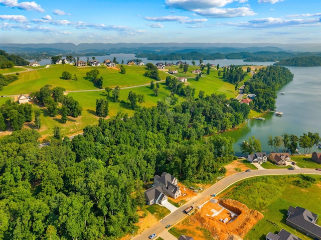 3083 Bridgewater Blvd, Morristown, TN 37814 - aerial view of a water and mountain view