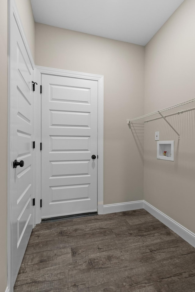 3083 Bridgewater Blvd, Morristown, TN 37814 - washroom featuring washer hookup and dark wood-type flooring