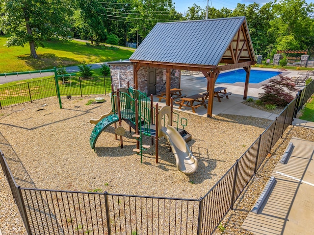 3083 Bridgewater Blvd, Morristown, TN 37814 - community playground with a gazebo