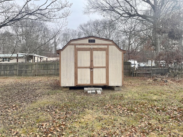 view of outbuilding