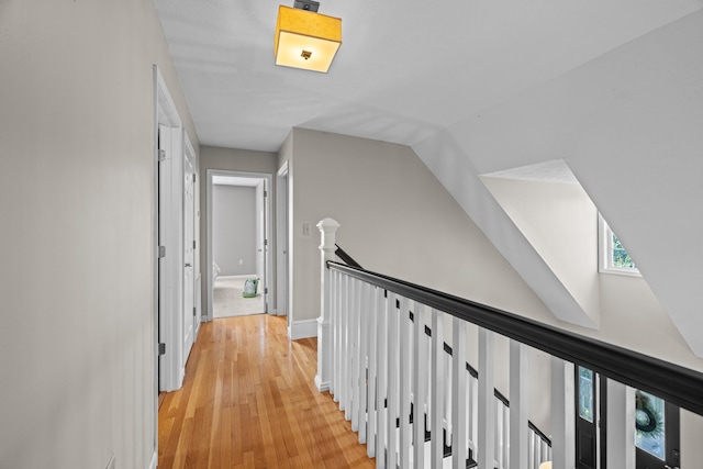 1790 Butterfly Ct, Whitesburg, TN 37891 - hallway featuring an upstairs landing and light wood-type flooring