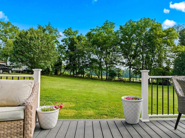 1790 Butterfly Ct, Whitesburg, TN 37891 - deck with a lawn