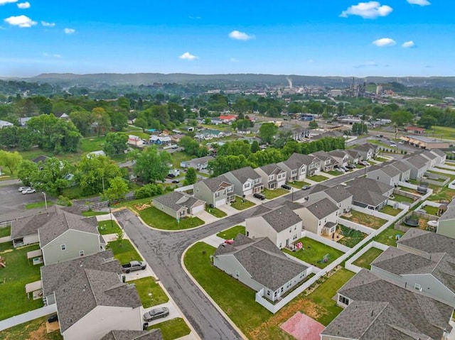 drone / aerial view featuring a residential view