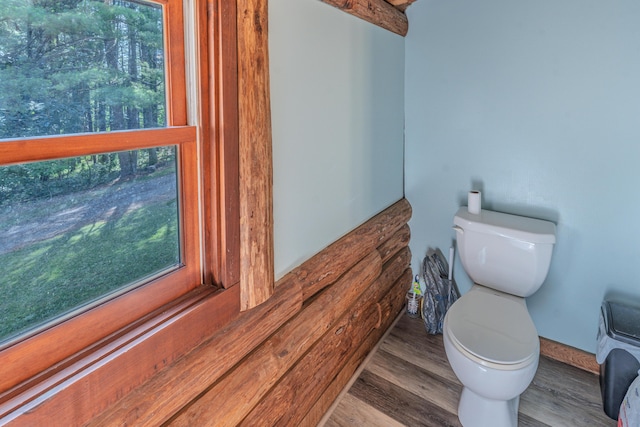 484 Buttermilk Rd, Blountville, TN 37617 - half bath with wood finished floors and healthy amount of natural light