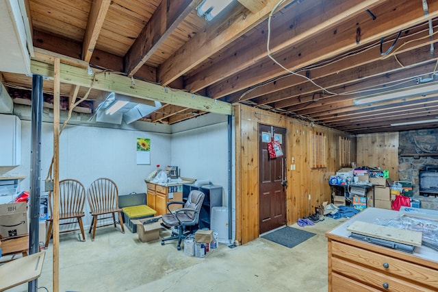 484 Buttermilk Rd, Blountville, TN 37617 - view of unfinished basement