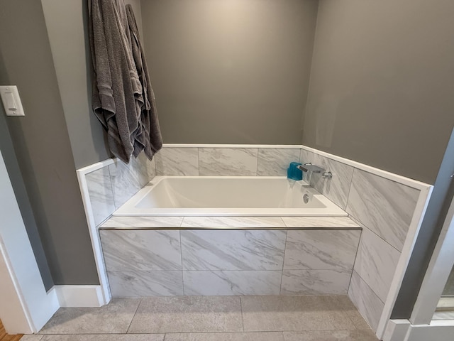 2466 Kidwell Ridge Rd, Morristown, TN 37814 - bathroom featuring a bath and tile patterned floors