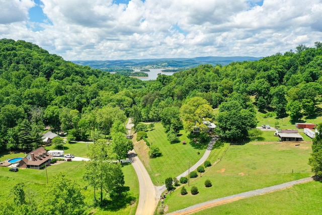 2466 Kidwell Ridge Rd, Morristown, TN 37814 - bird's eye view of a heavily wooded area