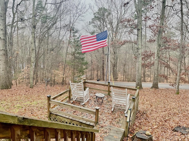 view of deck