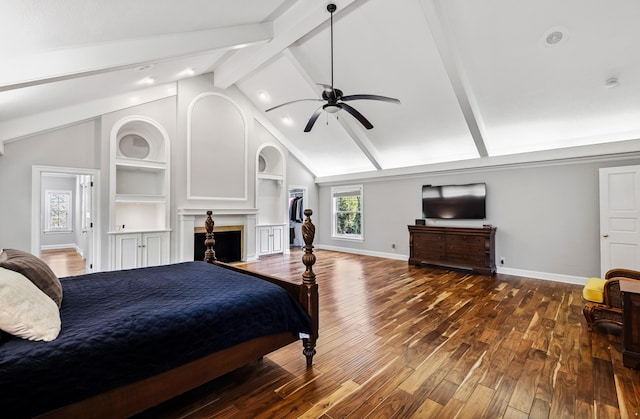 1442 Darbee Dr, Morristown, TN 37814 - bedroom with dark wood finished floors and a ceiling fan
