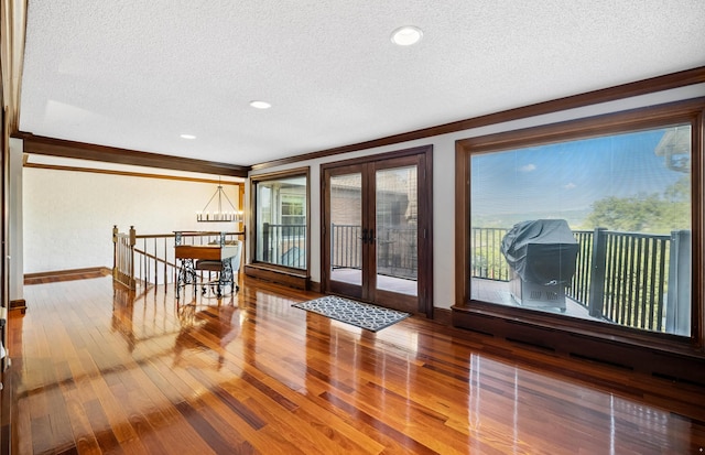 1442 Darbee Dr, Morristown, TN 37814 - interior space featuring plenty of natural light, french doors, and a chandelier