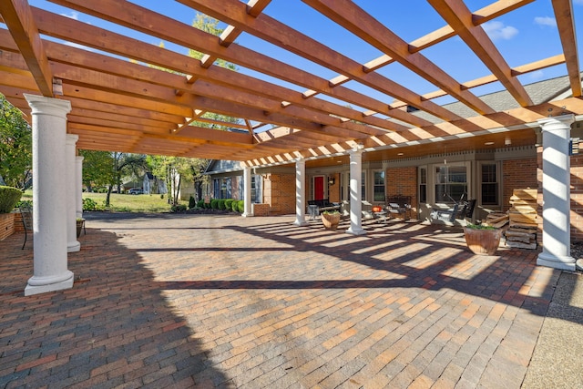 1442 Darbee Dr, Morristown, TN 37814 - view of patio with a pergola
