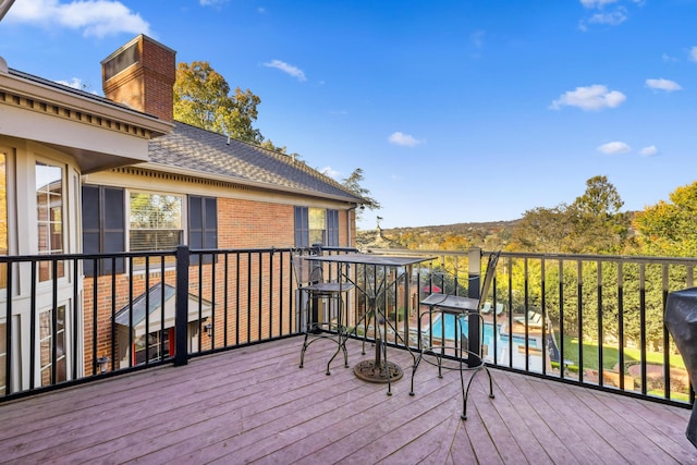 1442 Darbee Dr, Morristown, TN 37814 - view of deck