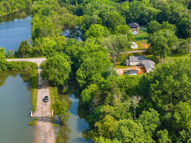 3569 Leadvale Rd, White Pine, TN 37890 - bird's eye view of a nearby body of water and a heavily wooded area