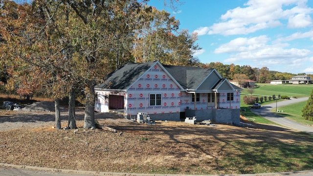 view of property under construction