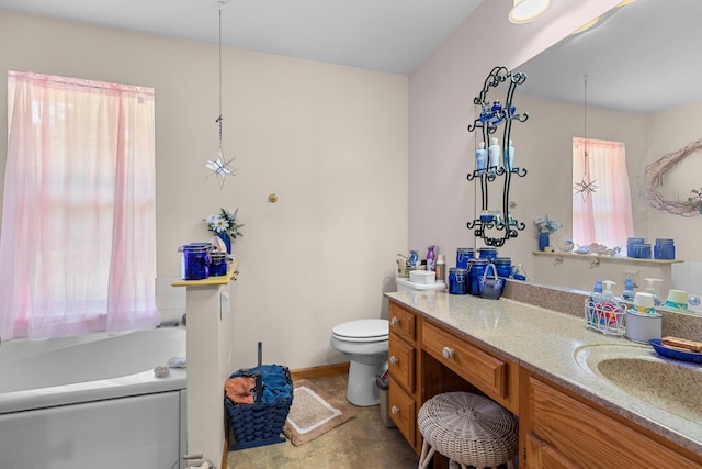 822 Osprey Dr, Morristown, TN 37814 - full bath with healthy amount of natural light, vanity, and a garden tub