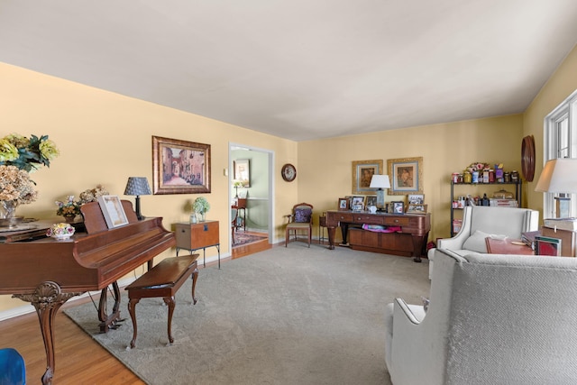 interior space featuring hardwood / wood-style floors