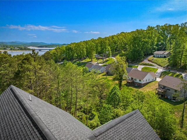 3183 Bridgewater Blvd, Morristown, TN 37814 - aerial view with a water view and a forest view