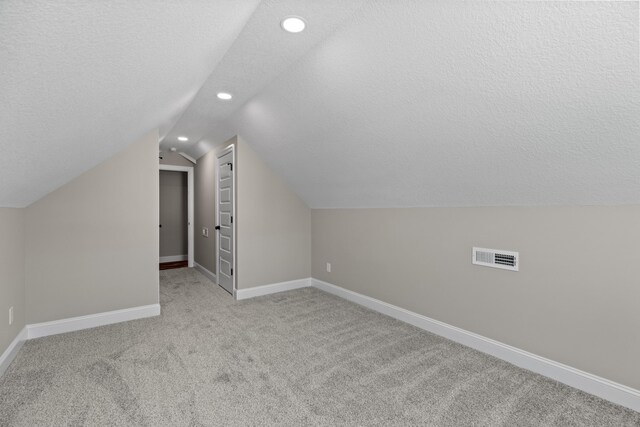 3183 Bridgewater Blvd, Morristown, TN 37814 - bonus room with carpet floors, visible vents, lofted ceiling, baseboards, and recessed lighting
