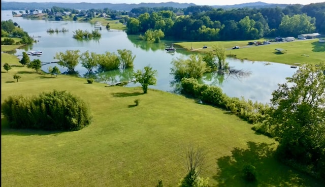 2119 Ted Moore Rd, Dandridge, TN 37725 - aerial view of a water and mountain view