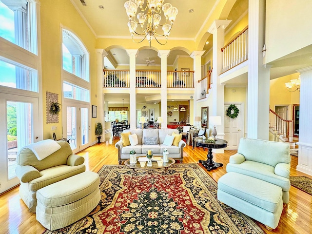 1564 Tranquility Trl, Dandridge, TN 37725 - lobby featuring a towering ceiling, crown molding, and stairs