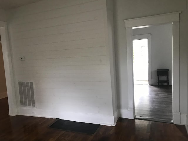 hall featuring hardwood / wood-style flooring