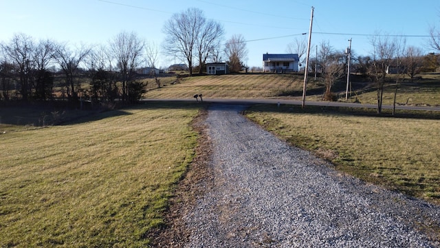 view of road