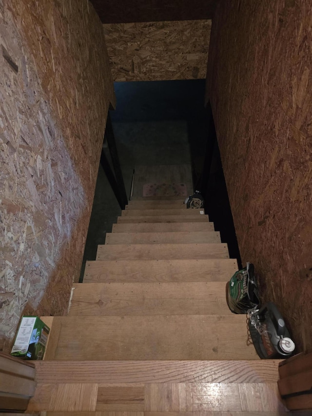 view of stairway