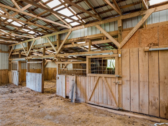 view of stable