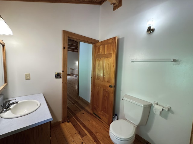 453 Trentham Hollow Rd, Parrottsville, TN 37843 - bathroom featuring vanity and wood finished floors