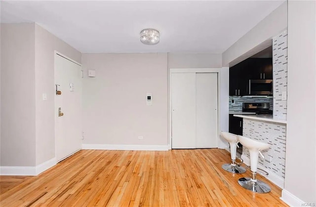 interior space featuring hardwood / wood-style flooring