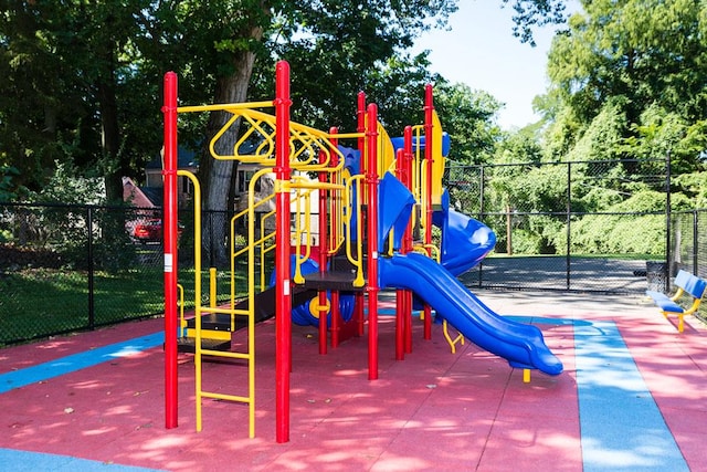 view of jungle gym