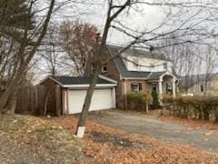 front facade featuring a garage