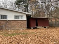 view of rear view of property