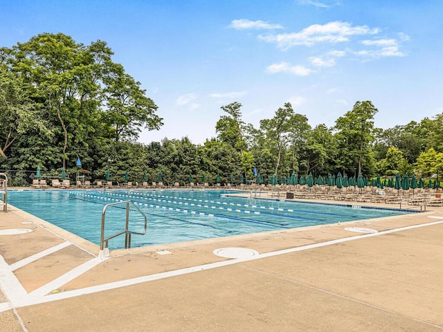 view of pool