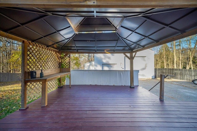 41 White Oaks Rd, Hyde Park, NY 12538 - wooden terrace with a gazebo