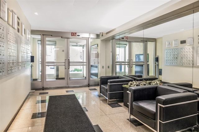 view of community lobby