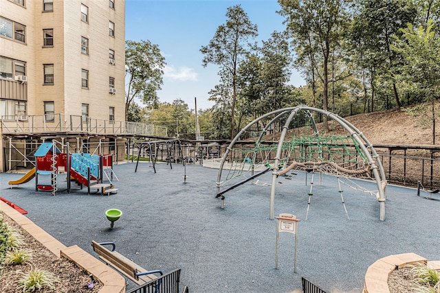 view of play area