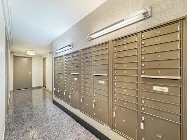 view of property's community featuring a mail area