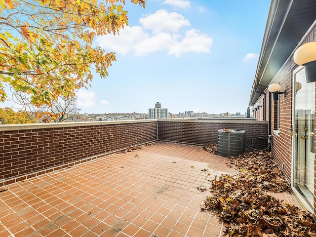 view of patio / terrace with cooling unit