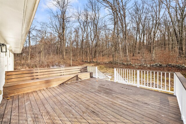 view of deck